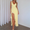 Ileana - Women's V-Neck Evening Dress