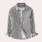 Raimund - Men's Versatile Striped Long Sleeve Shirt