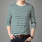 Dusan - Modern Men's Long Sleeve Striped Shirt