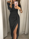 Brigette – Elegante Splitjurk voor Dames – Stijlvol & Verfijnd