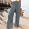 Romy - Wide Summer Trousers with Smock Waist