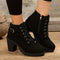 Dana | Elegant Lace-up Boots with Heel for Women
