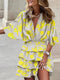 Yara - Floral Dress with Playful Ruffles