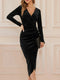 Meera - Elegant Wrap Dress for Women