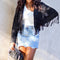 Dahlia - Suede Jacket with Fringes