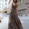 Wikana - Long beach dress in chiffon Perla