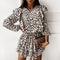 Ronna - Mini dress with flowers and ruffled sleeves