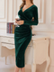 IVANNA - Chic velvet dress