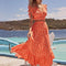 Serara - Elegant A-line dress with flutter sleeves