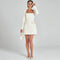 Josie | Elegant Mini Dress with Pearl Accents