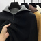 Men's shirt with stand-up collar and zip - sporty and elegant