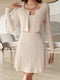 Kassandra | Elegant Ribbed Knit 2-Piece Dress Set