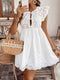 Kennedy | Elegant Embroidery Dress with Charming Details