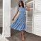 Nadine | Retro Stijl Mouwloze Midi Jurk met Bloemenprint