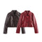 Varomoda | Plain leather jacket