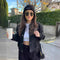 Pamora Fashion | Aviator jacket with ribbed structure and stand-up collar