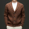 Classic men's cardigan with button closure