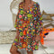 Avery - boho mini plus size dress