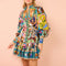 RAINA - Pleated spring dress