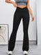 Raquel | Hoge Taille Yoga Broek met Cross-Over Design
