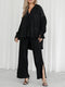 Aubrey | Elegant Pleated Women's Set with Long Sleeves