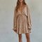 Reece - V-neck party dress with sequins