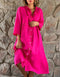 SKYE - Cotton and linen beach dress