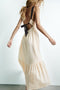 Aranza summer dress with low back