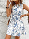 Sandra | Sleeveless Summer Dress with Tie Belt