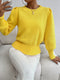 Sarah | Elegant Knitted Sweater with Lantern Sleeves
