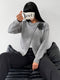Stella | Elegant Knitted Sweater with Floral Accent