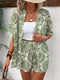 Sterre | Stylish Two-Piece Set with Leaf Print
