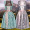 Beautiful Sonja - Unique traditional women's costume with apron and blouse
