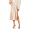 Diora - A-line Satin Midi Skirt