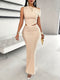 Zara | One-Shoulder Asymmetric Dress with Ruffle