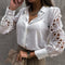 Noémie - Blouse met Kanten Mouwen | Tijdloze Klasse & Elegantie