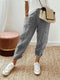 Rayures | Striped cotton trousers