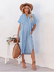 Naëlle - Relaxed Denim Shirt Dress