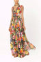 Anastasia printed halterneck maxi dress