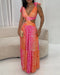 Katherine - Long dress with colorful print