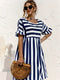 Dana dress in sailor style