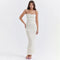 Pame - Sleeveless dress with ruffles