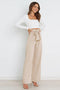 Delaila - Light and supple linen women's trousers in many colours