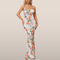 Long Jersey Dress with Rose Print – Elegant Summer Dress