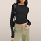 Long Sleeve Cropped Top – Minimalist Street Style