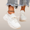 Dames Sneakers – Lichtgewicht Veterschoen met Sportieve Zool