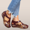 Women's Sandals - Comfortable Braided Slip-on Shoe with Wedge Heel