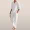 Men's Long Sleeve Two-Piece Set – Lightweight Fabric and Relaxed Fit