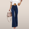 Women's flared trousers – High waist and slim fit