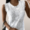 Dames kanten top – Mouwloos en verfijnd design